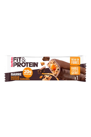 6 x Barre protéinée cookie caramel - 6 x 6 barres et 6 x Barre protéinée chocolat caramel - 6 x 6 barres