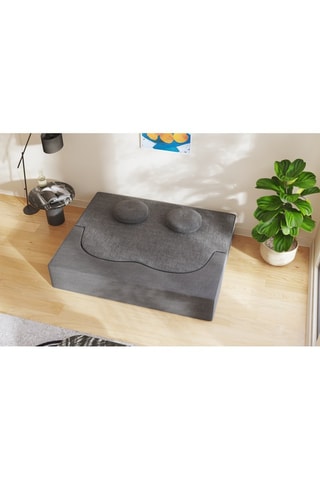 Canapé convertible Cloud - Anthracite - 2 places - En tissu