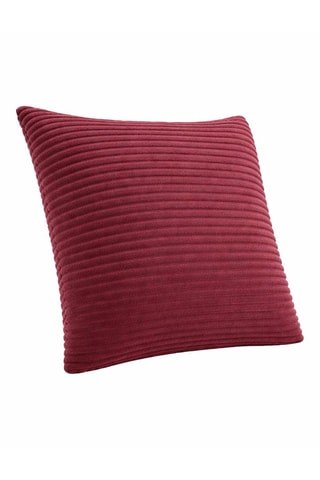 Coussin en velours - Bordeaux - 50 x 50 x 7 cm