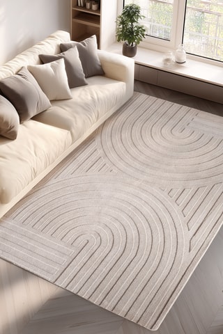 Tapis Pompeï - Crème - 140 x 200 cm