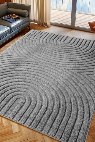 Tapis Art - Gris - 140 x 200 cm