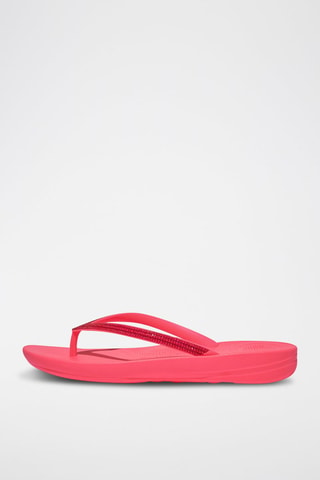 Tongs en cuir - Rose