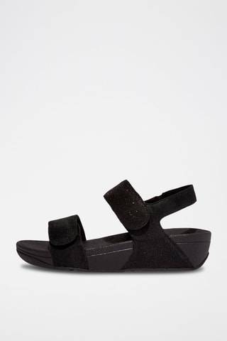 Sandales compensées Lulu - Noir