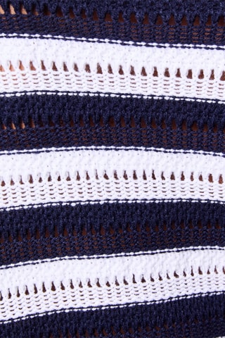 Pull Bleu marine et blanc - Jennyfer