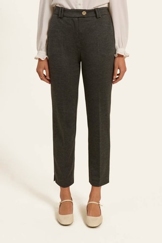 Pantalon taille haute - Gris - Naf Naf