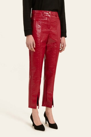 Pantalon taille haute - Rouge - Naf Naf