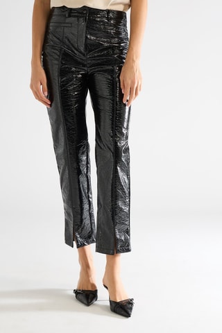 Pantalon taille haute - Noir - Naf Naf