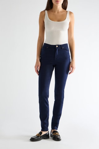 Pantalon taille haute - Bleu nuit - Naf Naf