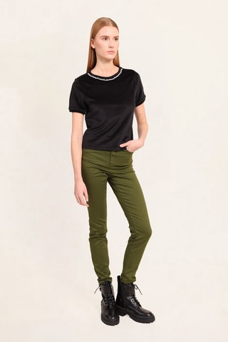 Pantalon taille haute - Khaki - Naf Naf