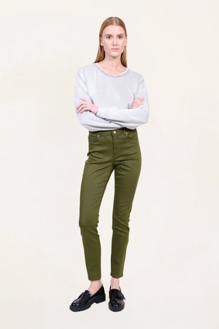 Pantalon taille haute - Khaki - Naf Naf