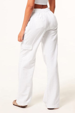 Pantalon palazzo taille haute - Blanc - Jennyfer