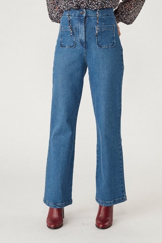 Jean droit Bleu - Naf Naf