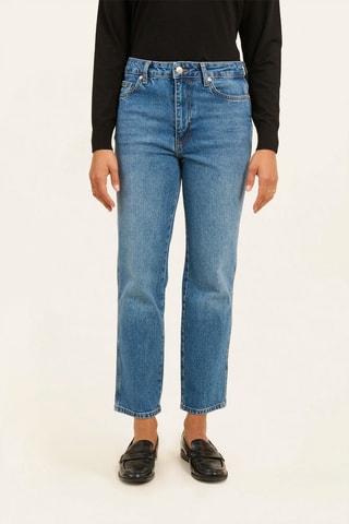 Jean taille haute - Bleu foncé - Naf Naf