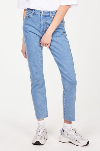 Jean mom - Bleu - Jennyfer