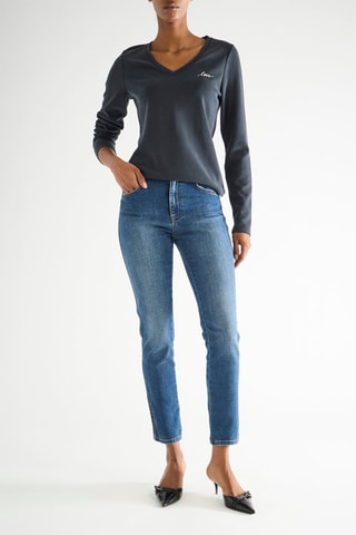 Jean 7/8 - Bleu - Naf Naf