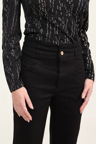 Jean taille haute - Noir - Naf Naf