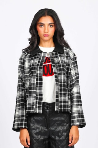 Veste - Noir et écru - Naf Naf