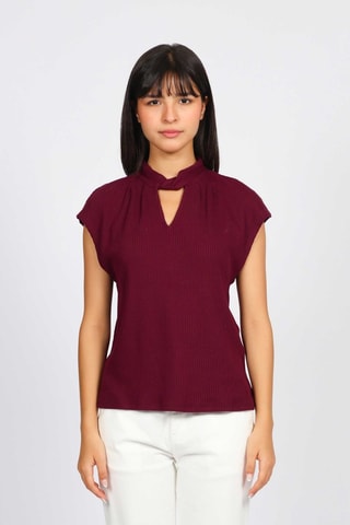 Top - Rouge brique - Naf Naf