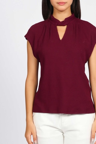 Top - Rouge brique - Naf Naf