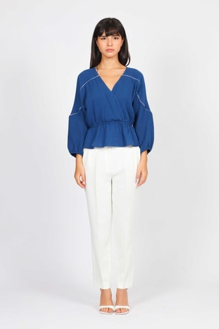 Top - Bleu marine - Naf Naf