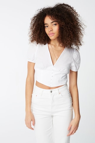 Crop top Blanc - Jennyfer