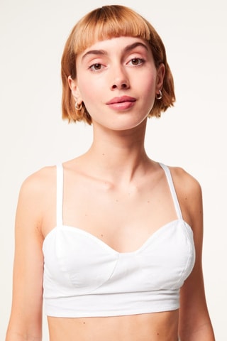 Crop top - Blanc - Jennyfer