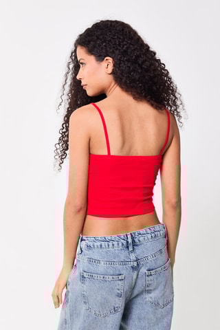 Crop Top - Rouge - Jennyfer