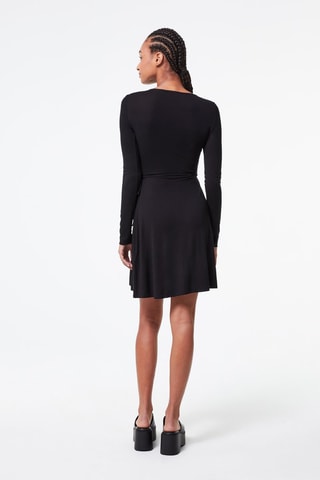 Robe portefeuille Noir - Jennyfer