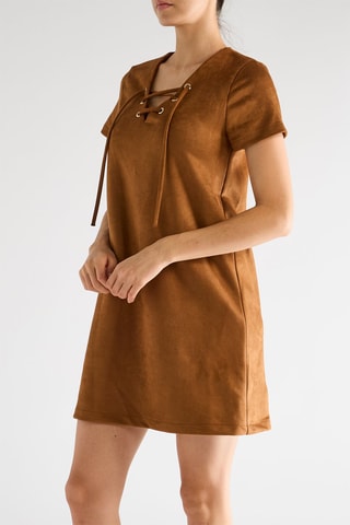 Robe droite - Camel - Naf Naf