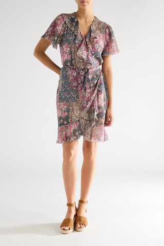 Robe portefeuille - Rose poudré - Naf Naf