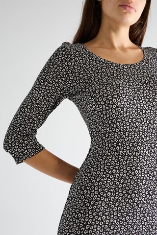 Robe midi - Noir - Naf Naf