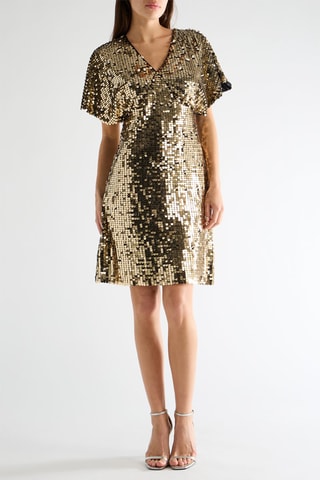 Robe droite - Doré - Naf Naf