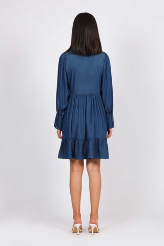 Robe chemise en jean - Bleu marine - Naf Naf