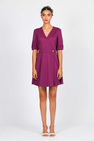 Robe portefeuille - Violet - Naf Naf