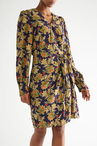 Robe portefeuille - Bleu marine - Naf Naf