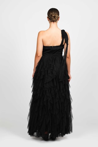 Robe asymétrique - Noir - Naf Naf