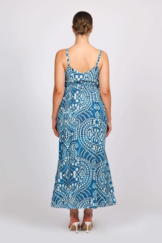 Robe longue - Bleu cobalt - Naf Naf