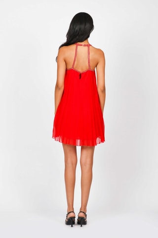 Robe plissée - Rouge - Naf Naf