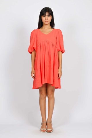 Robe trapèze - Corail - Naf Naf