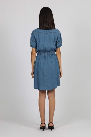 Robe chemise en jean - Bleu - Naf Naf