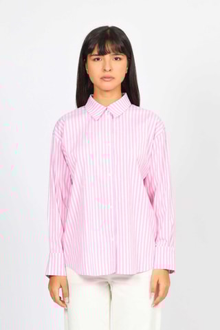 Chemisier - Rose et blanc - Naf Naf