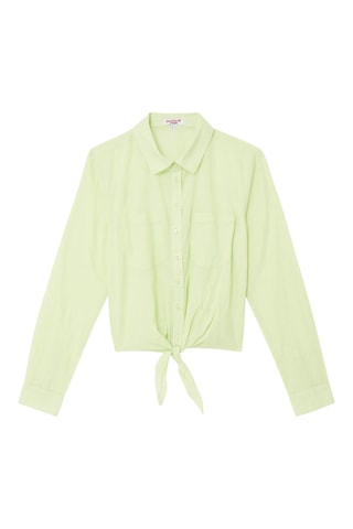 Chemise nouée Vert clair - Jennyfer