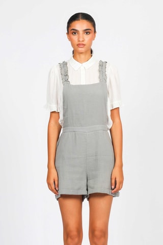 Salopette-short - Marron - Naf Naf