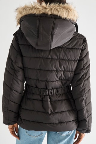 Doudoune à capuche - Noir - Jennyfer