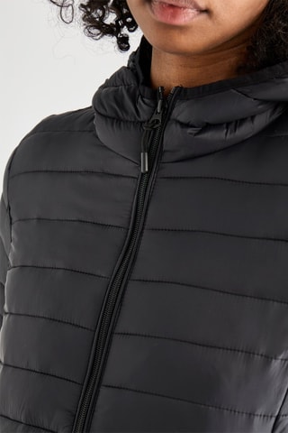 Doudoune à capuche - Noir - Jennyfer