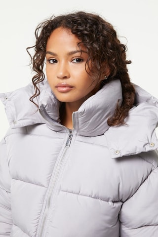 Doudoune à capuche - Gris - Jennyfer