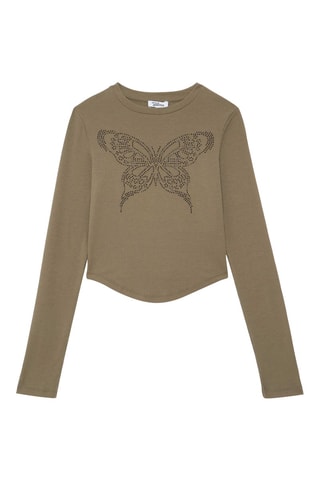 T-shirt 
Kaki - Jennyfer