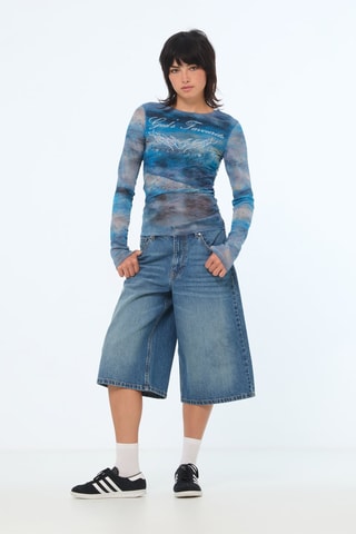 T-shirt - Bleu clair - Jennyfer