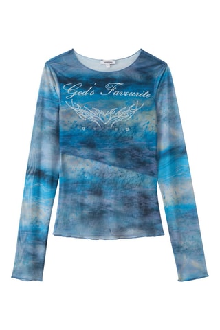 T-shirt - Bleu clair - Jennyfer