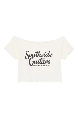 T-shirt - Ecru - Jennyfer